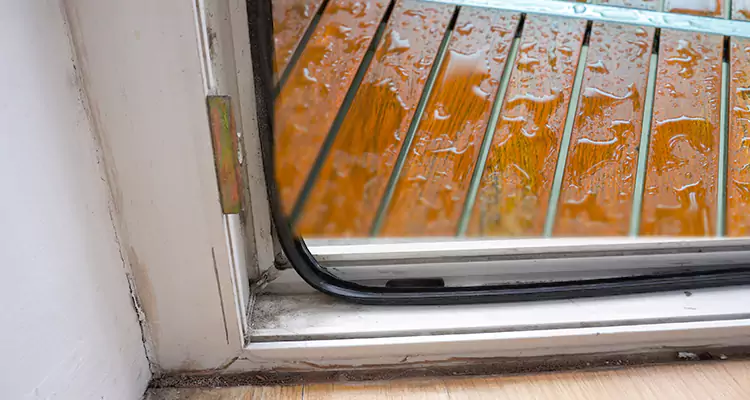 Water Leaking Wooden Patio Doors Repair in Palm Beach Gardens, FL