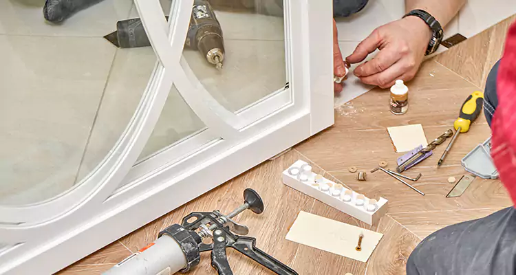 Interior Patio Door Casing Repair in Palm Beach Gardens, FL